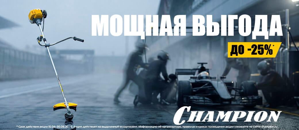 Мощная выгода Champion