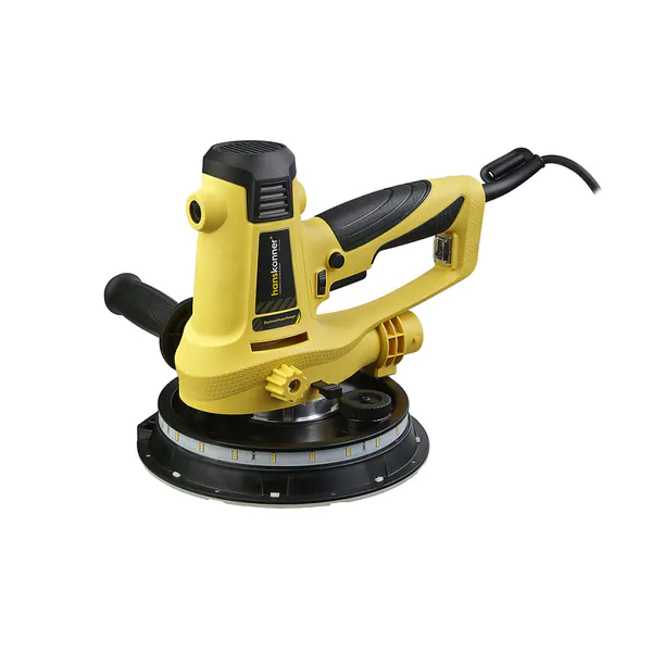 Шлифовальная машина по бетону Hanskonner, 850Вт, выбор жесткости платформы, кабель 5м HDWS6085