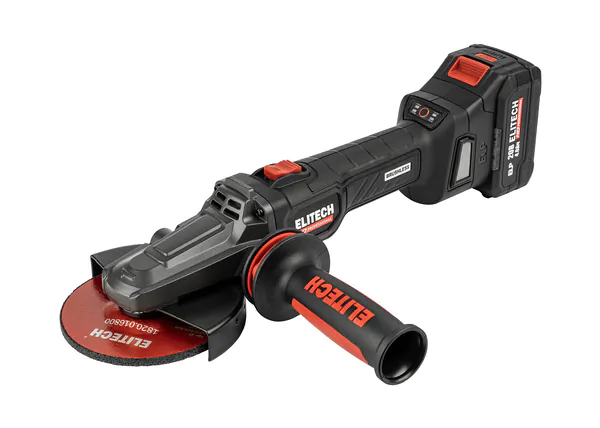 Аккумуляторная угловая шлифовальная машина Elitech CAG 2012DSL (E2213.075.01)