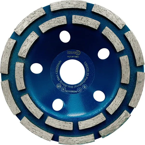 Чашка алмазная сегментная KRUGO MASTER 125*5 (для бетона) 81111250289