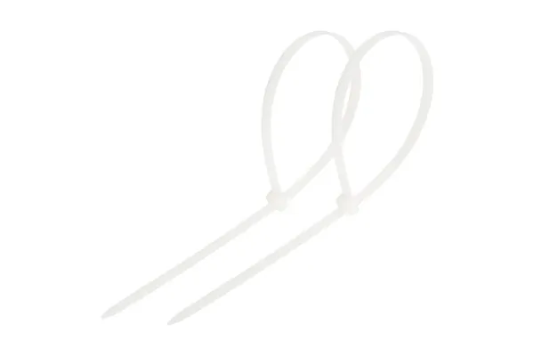 Стяжки нейлоновые REXANT 250x4,8мм, белая (100 шт/уп) 07-0250-5