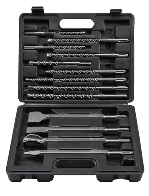 Набор буров и долот KRANZ SDS PLUS, 13 предметов KR-91-0409