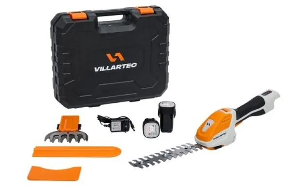 Аккумуляторные ножницы для травы и кустов VILLARTEC HA1462