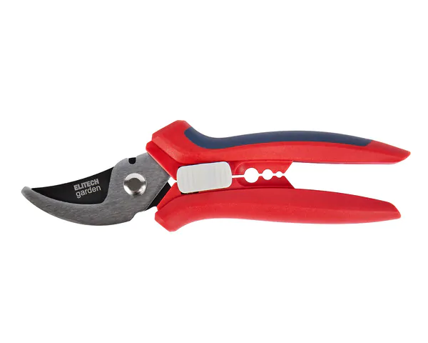 Секатор ELITECH Garden PB 02 плоскостной с отверстиями для снятия шипов роз 206424
