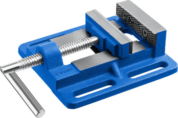 Тиски станочные Зубр Профессионал сверлильные 75мм 32721-75