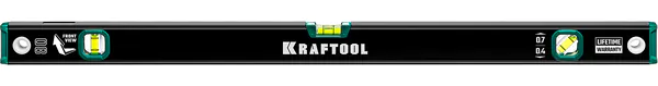 Уровень KRAFTOOL 800мм с зеркальным глазком 34781-80