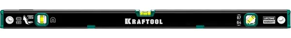 Уровень KRAFTOOL 800мм магнитный усиленный профиль с зеркальным глазком 34785-80