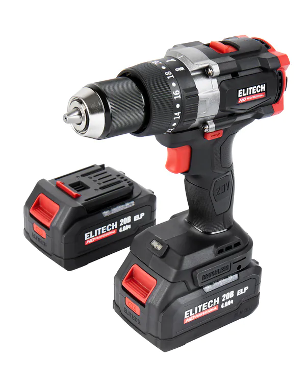 Аккумуляторная дрель-шуруповерт ELITECH HD CD 20BL2 (E2201.042.02)