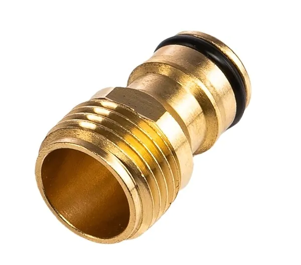 Адаптер латунный Четыре Сезона 1/2" внешняя резьба 62-0276