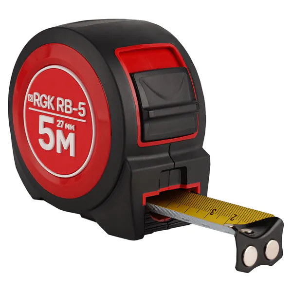 Рулетка RGK RB-5 с широкой лентой 723535