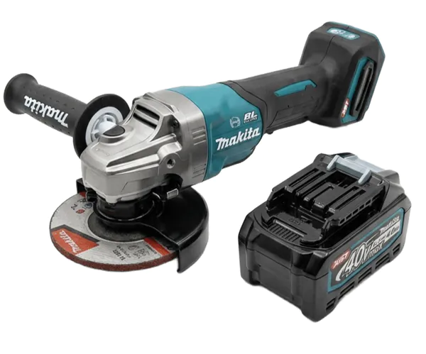 Аккумуляторная угловая шлифовальная машина Makita GA013GZ XGT BL 40В, 125 мм + подарок Акб BL4040 1*4.0Ач 632N72-7