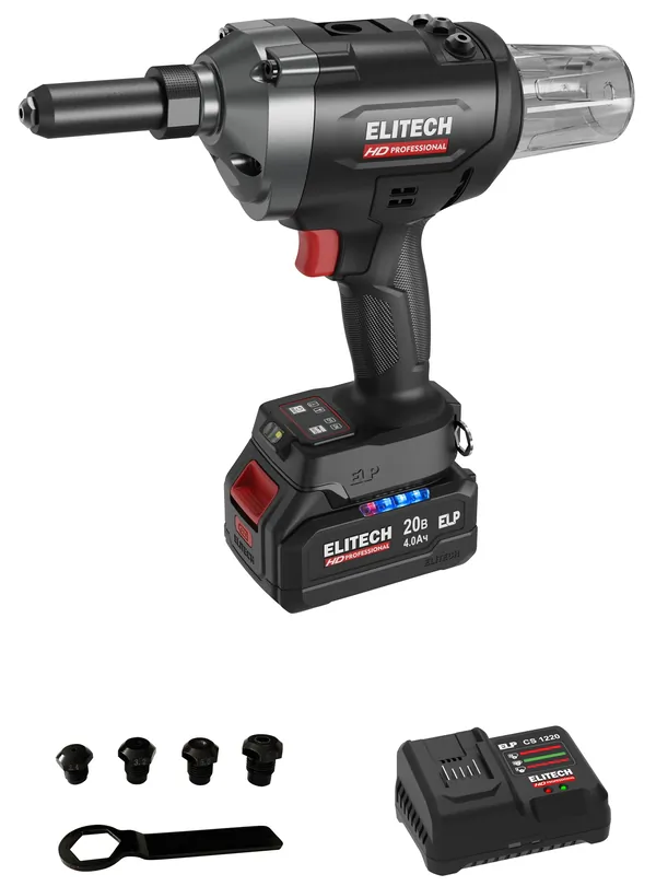 Аккумуляторный заклепочник Elitech HD CRG 2063BL (E2208.023.01)