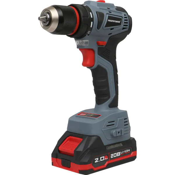 Аккумуляторная дрель-шуруповерт бесщеточный PROFIPOWER MKBL-20B 20В T0056M1