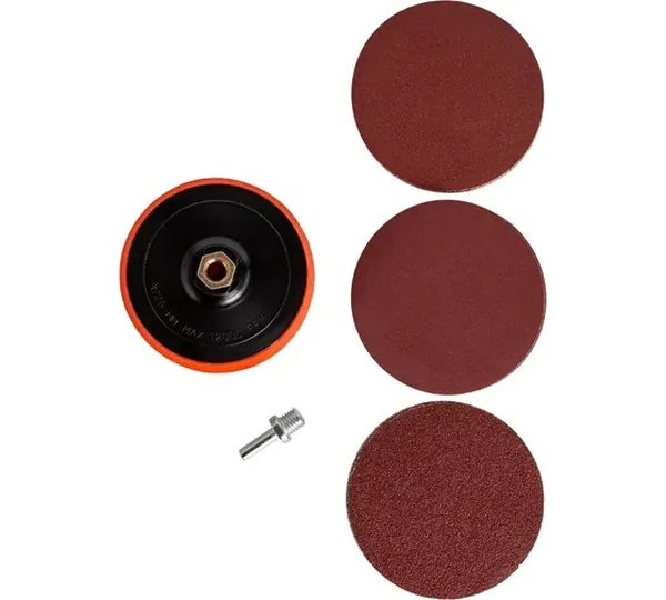 Набор шлифовальных кругов VIRA на липучке 125мм 32 предмета  Р40, Р120, Р320 558071