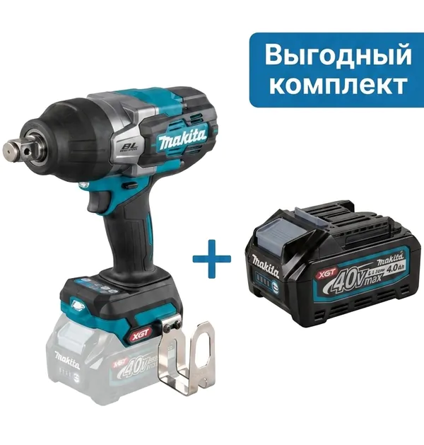 Аккумуляторный гайковерт Makita XGT TW001GZ (без АКБ и ЗУ) + подарок Акб BL4040 1*4.0Ач 632N72-7