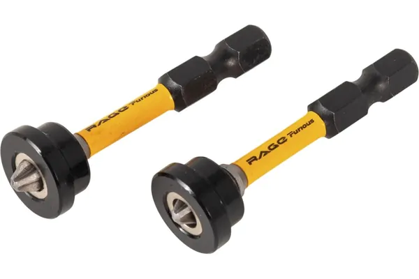 Биты торсионные RAGE Furious S2 PZ2 50мм 2шт для гипсокартона и ГВЛ 554509