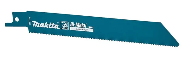 Полотно для сабельной пилы по металлу Makita Basic 150*0,9*18TPI, 2шт. D-51633