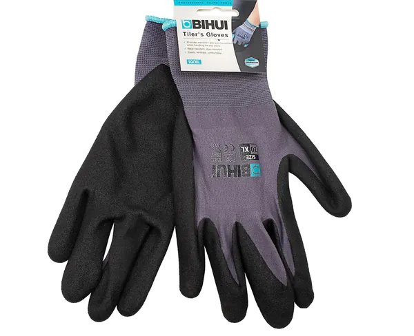 Перчатки строительные BIHUI с латексным покрытием, размер 10(XL) TGDXL