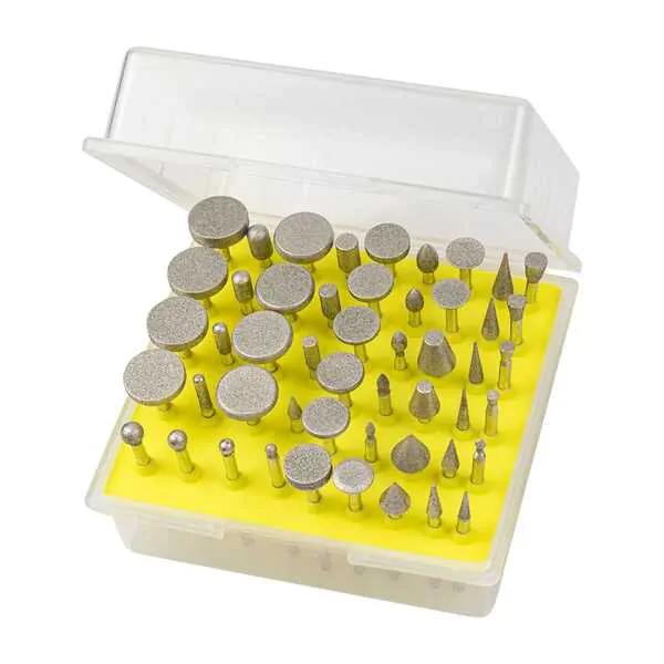 Набор алмазных фрез DLT для гравера 50шт 1964