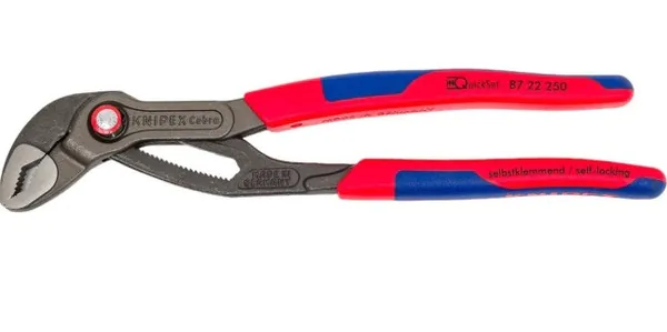 Клещи переставные Knipex Cobra QuickSet 250мм KN-8722250SB