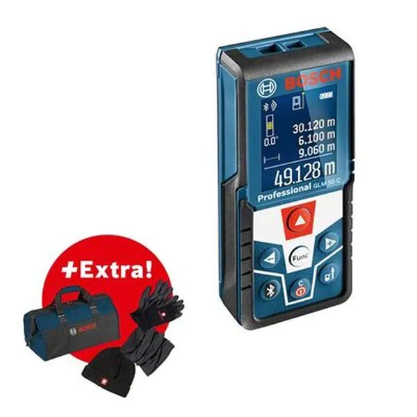 Дальномер лазерный Bosch GLM 50 С  зимний набор+сумка  06159940M1