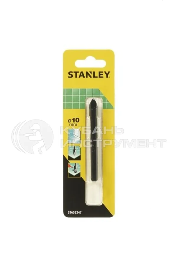 Сверло перьевое Stanley10*98мм  стекло/плитка  STA53247-QZ