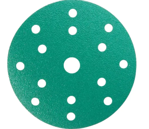 Круг шлифовальный на плёночной основе AbraForce Green Film 15 отв. 150мм Р800  уп.5шт  181336