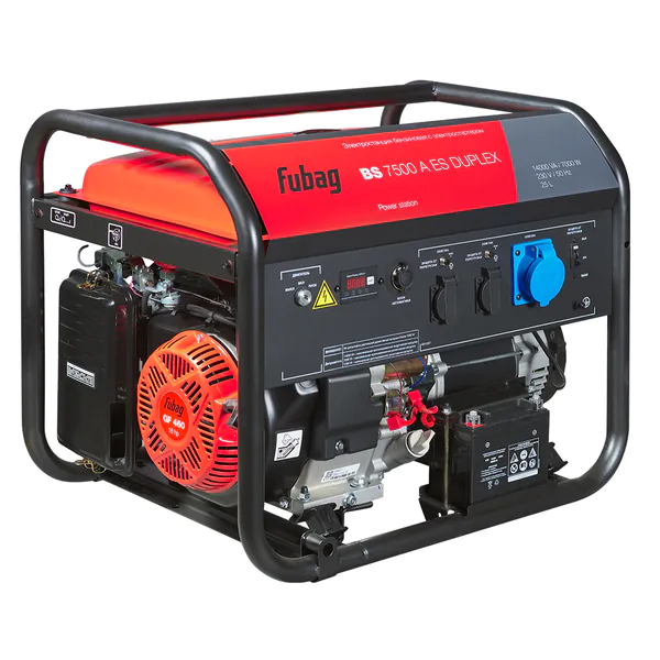 Генератор бензиновый Fubag BS 7500 A ES DUPLEX  641001  641087
