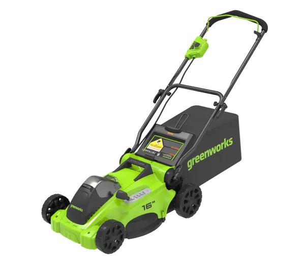 Аккумуляторная газонокосилка GreenWorks GD40LM16X  c 1хАКБ 4Ач и ЗУ  2517907UB