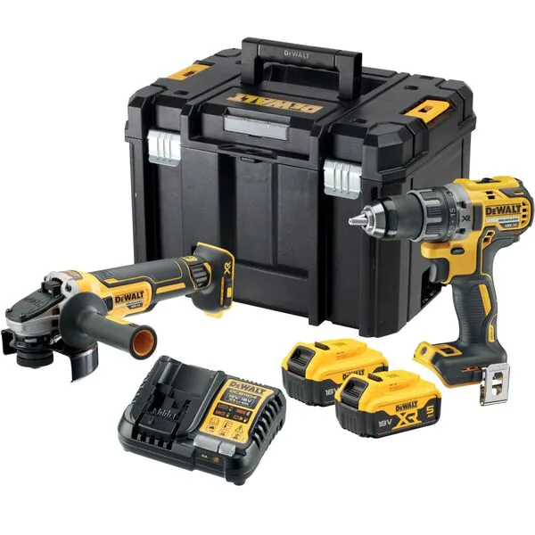 Аккумуляторный набор DeWalt DCK2020P2T (DCD791+DСG405) 2*5Ач