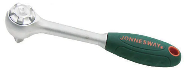 Рукоятка трещоточная Jonnesway с двойным храповиком 3/8"DR, 72 зубца, 200 мм R5503 49126