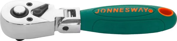 Рукоятка трещоточная Jonnesway укороченная с шарниром 3/8"DR, 36 зубцов, 155 мм R4203 46383