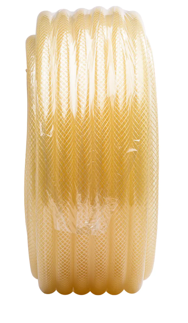 Шланг поливочный Силикон трёхслойный армированный 3/4 дюймов, 25м (прозрачный) Вихрь 73/7/2/30