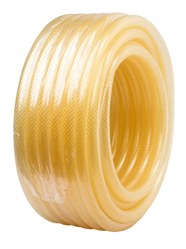 Шланг поливочный Силикон трёхслойный армированный 3/4 дюймов, 25м (прозрачный) Вихрь 73/7/2/30