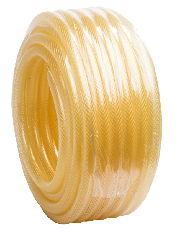 Шланг поливочный Силикон трёхслойный армированный 3/4 дюймов, 25м (прозрачный) Вихрь 73/7/2/30