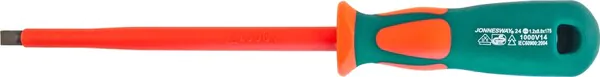 Отвертка стержневая шлицевая диэлектрическая, SL JONNESWAY 8х175 мм DV13S8175