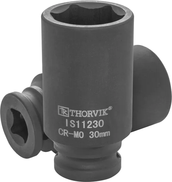 Головка торцевая ударная Thorvik глубокая 1/2"DR, 30 мм IS11230