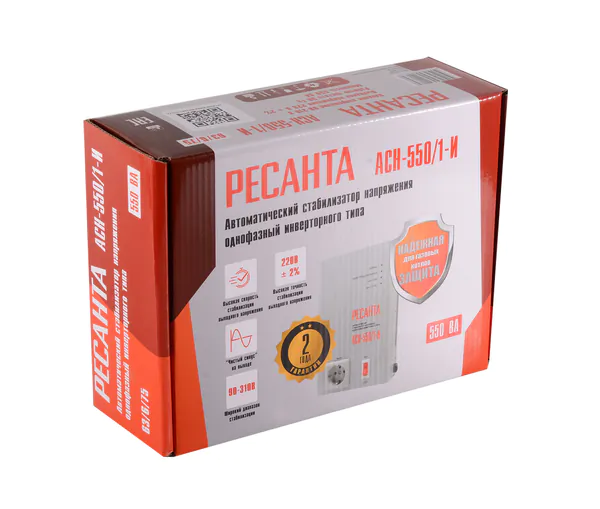 Стабилизатор напряжения Ресанта АСН-550/1-И 63/6/75