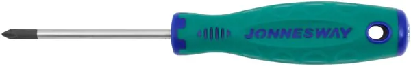 Отвертка стержневая крестовая ANTI-SLIP GRIP, PH JONNESWAY 1x80 мм D71P180