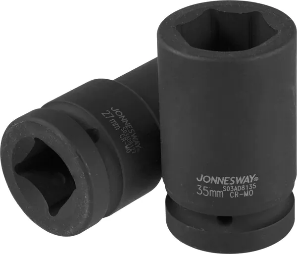 Головка торцевая ударная глубокая Jonnesway 1"DR, 35 мм S03AD8135
