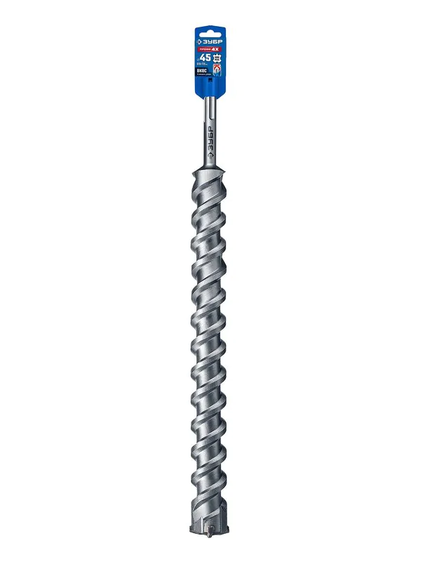 Бур ЗУБР ПРОФИ-4Х SDS-max 45*610/720мм  29350-610-45  29350-610-45_z03