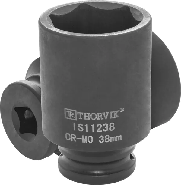 Головка торцевая ударная Thorvik глубокая 1/2"DR, 38 мм IS11238