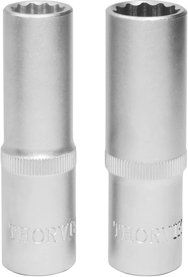 Головка торцевая глубокая Thorvik 12-гранная 1/2"DR, 17 мм FS31217
