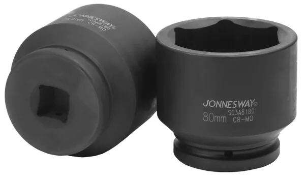 Головка торцевая ударная Jonnesway 1"DR, 80 мм S03A8180