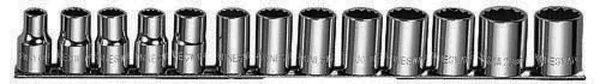 Набор головок торцевых Jonnesway 12-гранных MAXI-DRIVE 1/2"DR на держателе, 10-24 мм, 13 предметов S05H4113S