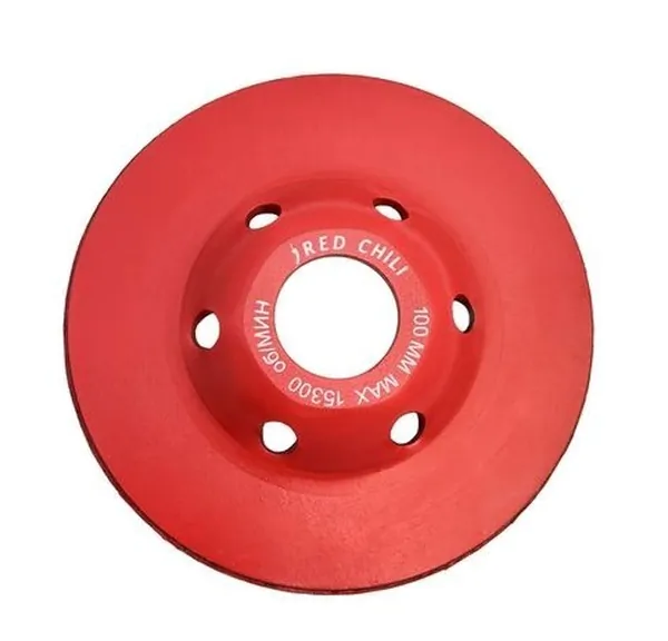 Чашка алмазная Vertextools "RED CHILI" 100мм ТУРБО 04-100-13