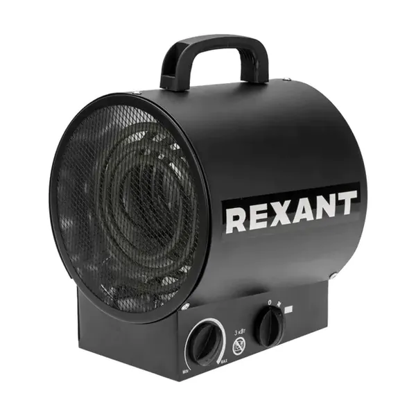 Тепловая пушка электрическая REXANT круглая ТЭН 3кВт 60-0037