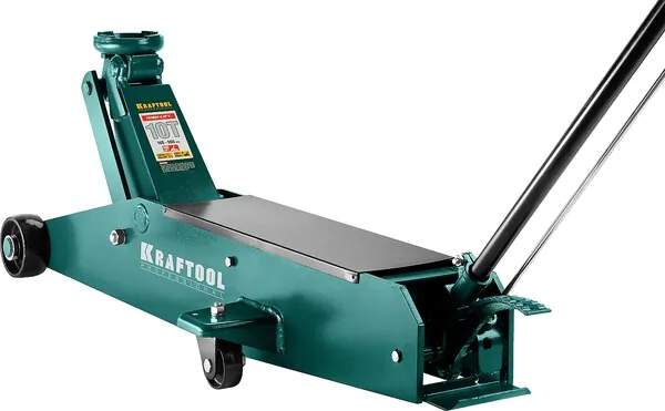 Домкрат подкатной для тяжелой техники Kraftool HIGH-LIFT 10т, 160-560мм 43455-10