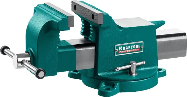 Тиски слесарные стальные KRAFTOOL STEEL 125мм 32701-125