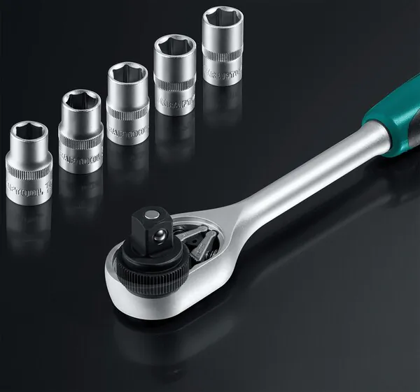 Набор инструмента универсальный KRAFTOOL X-Drive 108, 108 предм., (1/2″+3/8″+1/4″) 27888-H108_z03